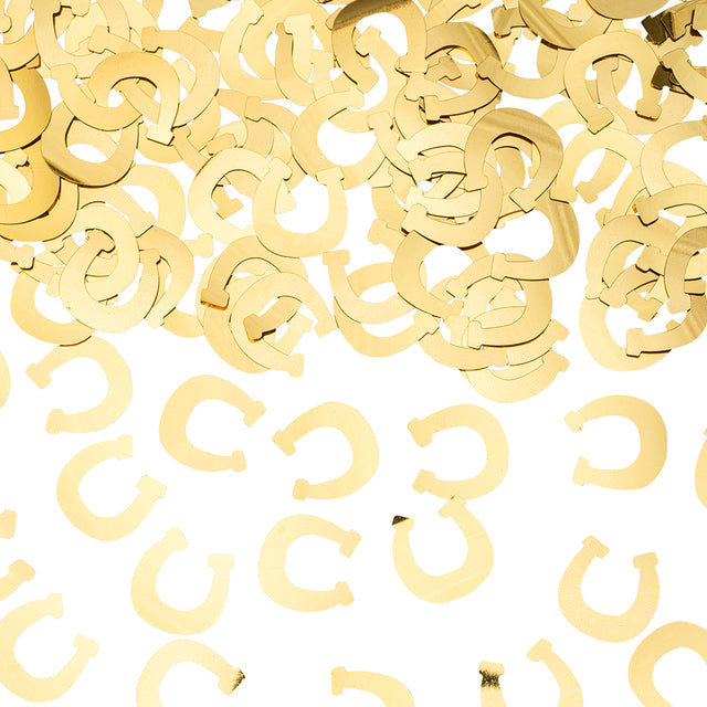 Gold Horseshoes Confetti