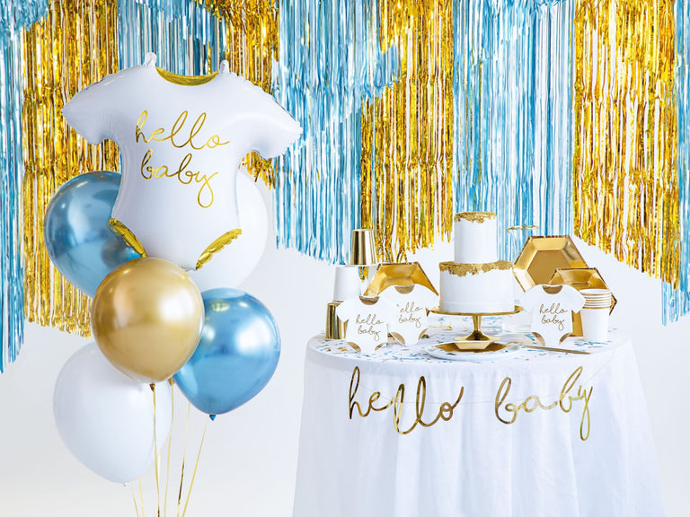 Hello Baby Onesie-Shaped Foil Balloon - Set of 1