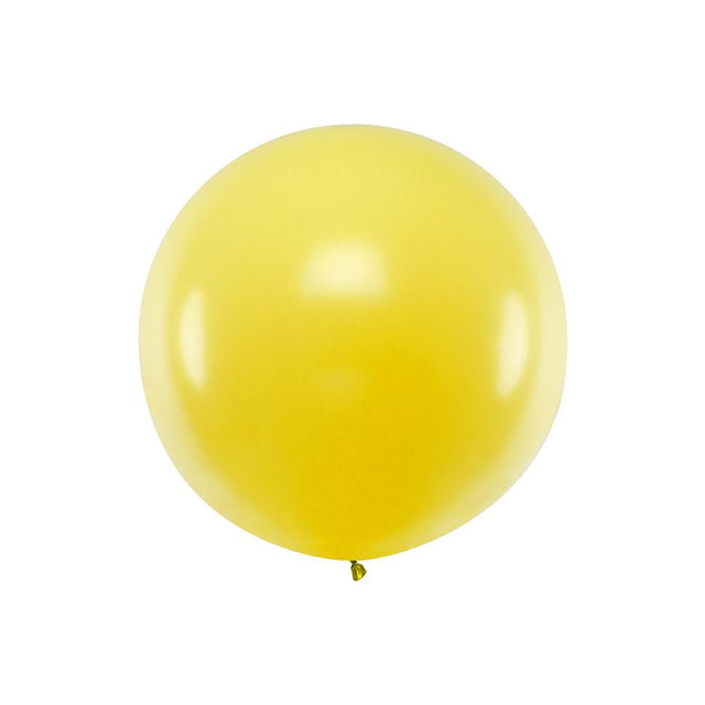 Extra Large Pastel Yellow Latex Balloon - Set of 1