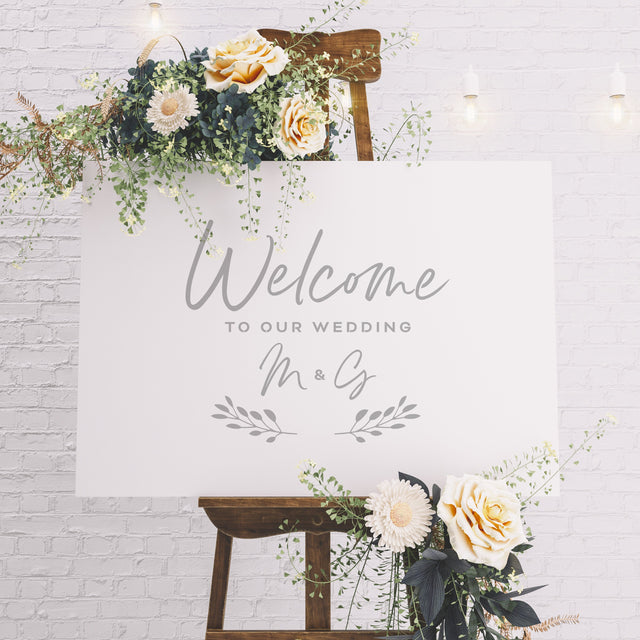 DIY Wedding Signage Stencil