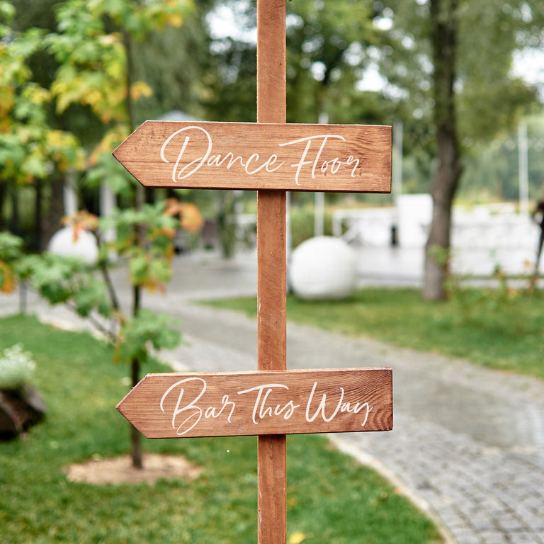 DIY Wedding Signage Stencil