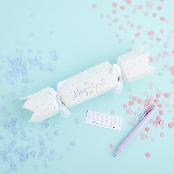 Gender Reveal DIY Cracker - Set of 1