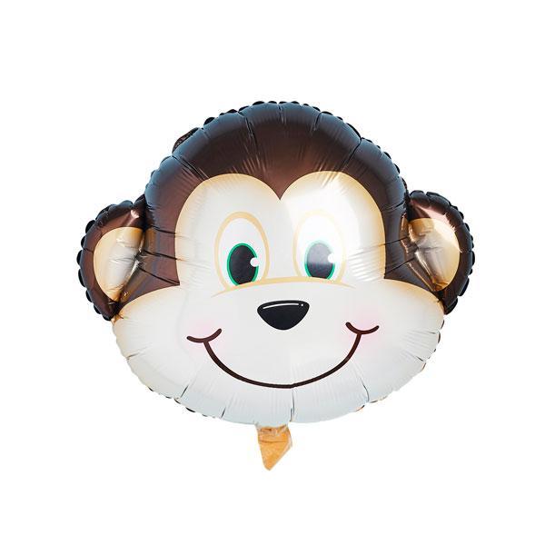 Jungle Monkey Themed Foil Balloon - Set of 1