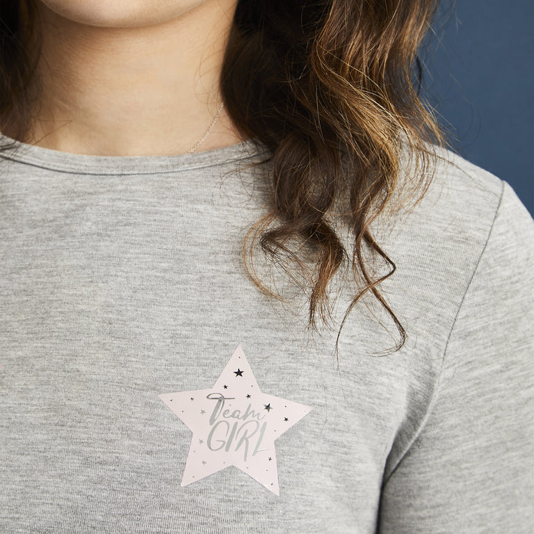 Gender Reveal 'Team Boy' and 'Team Girl' Stickers