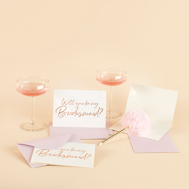 Will You Be My Bridesmaid? Cards - Set of 5