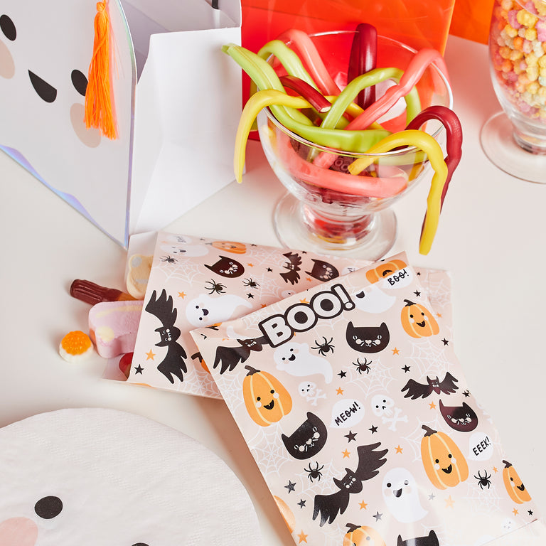 Halloween Trick or Treat Bags - Set of 12