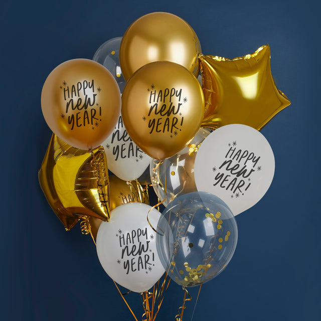 New Years Balloon Bundle - Set of 12