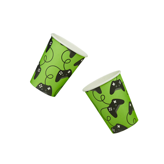 Game Controller Paper Cups - Set of 8