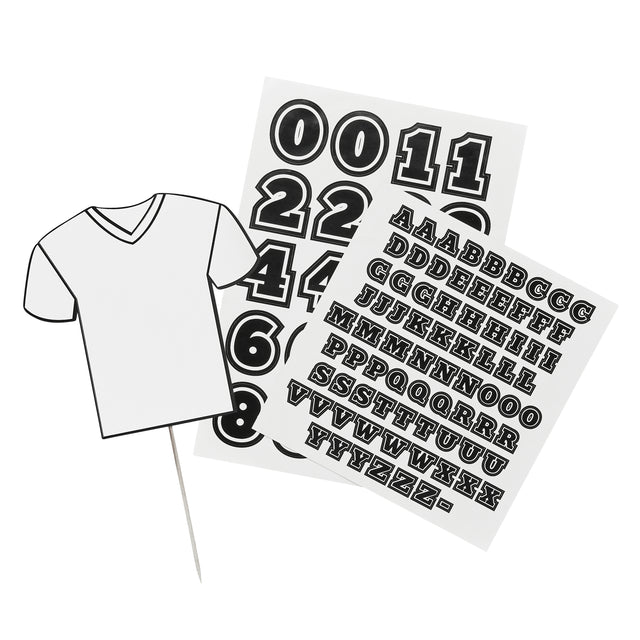 Football Shirt Customisable Cake Topper