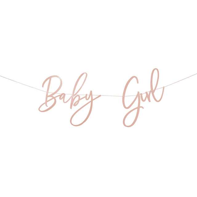 Pink Baby Girl Banner