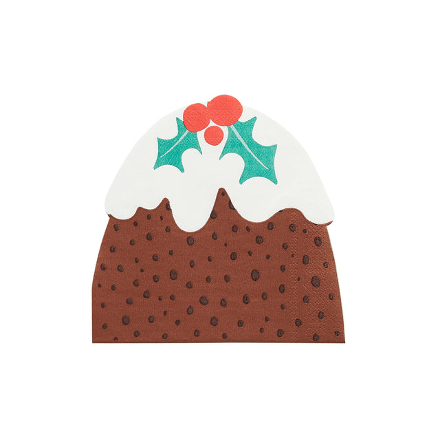 Christmas Pudding Paper Napkins