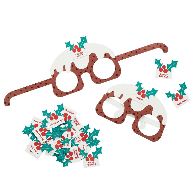 Who AM I Glasses Card Game - Set of 10