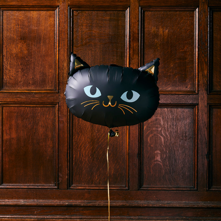 Black Cat Foil Balloon - Set of 1