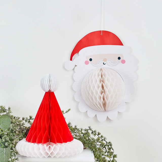 Santa Honeycombs - Set of 2