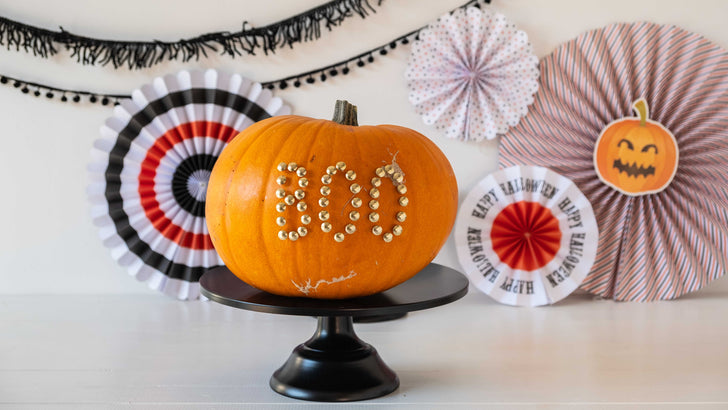 DIY No Carve Pumpkin Tutorial 1 - Easy Boo Lettering !