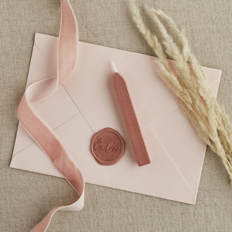 DIY Rose Gold Seal Wax - Set of 3