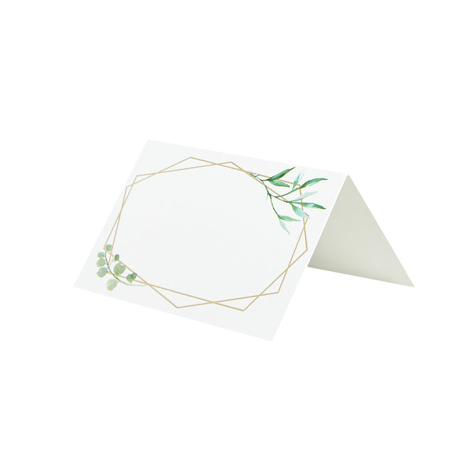 Geometric Themed Place Cards - Set of 10