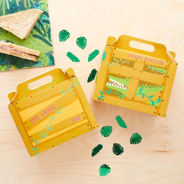 Jungle Themed Treat Party Box - Set of 5