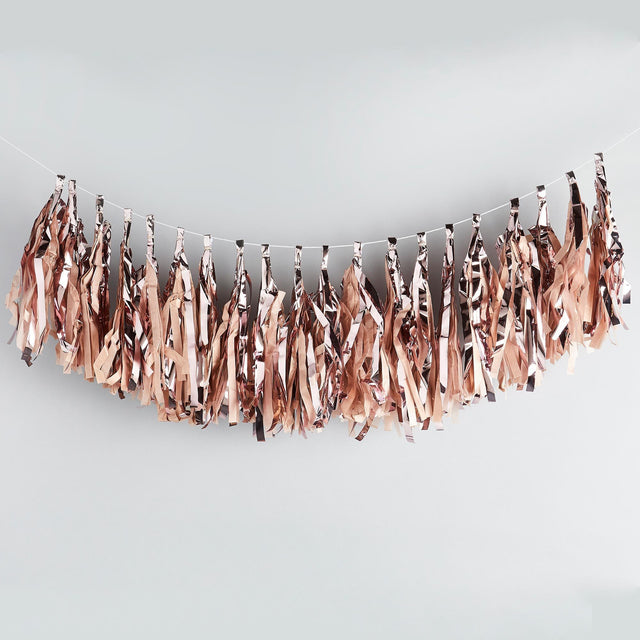 Rose Gold Tassel Garland - Set of 1