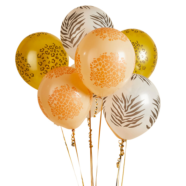 Safari Balloon Bundle - Set of 12