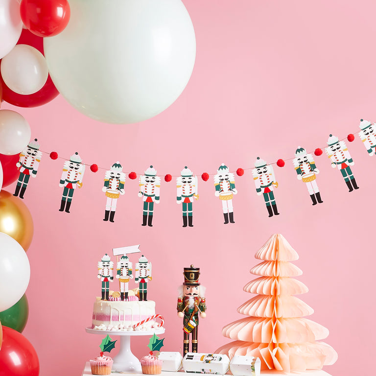 Nutcracker Pom Pom Garland