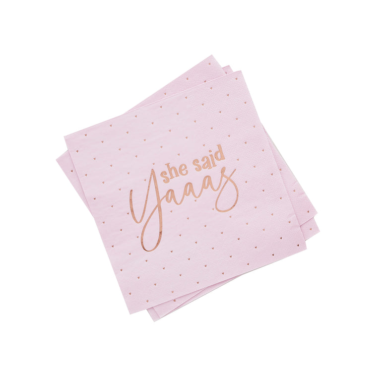 She Said Yaaas Napkins - Set of 20