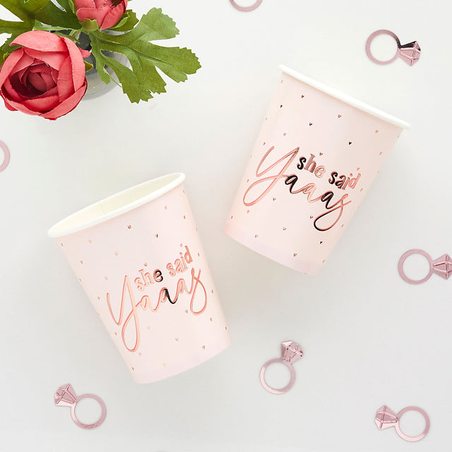 She Said Yaaas Paper Cups - Set of 10