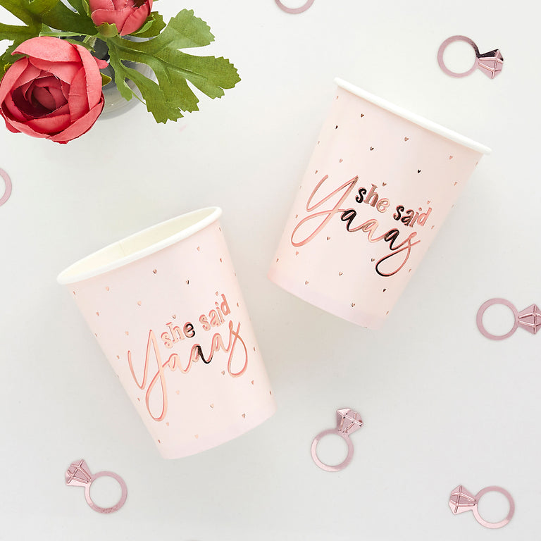 She Said Yaaas Paper Cups - Set of 10