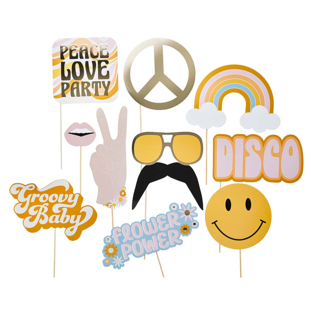 Groovy Photo Props - Set of 10