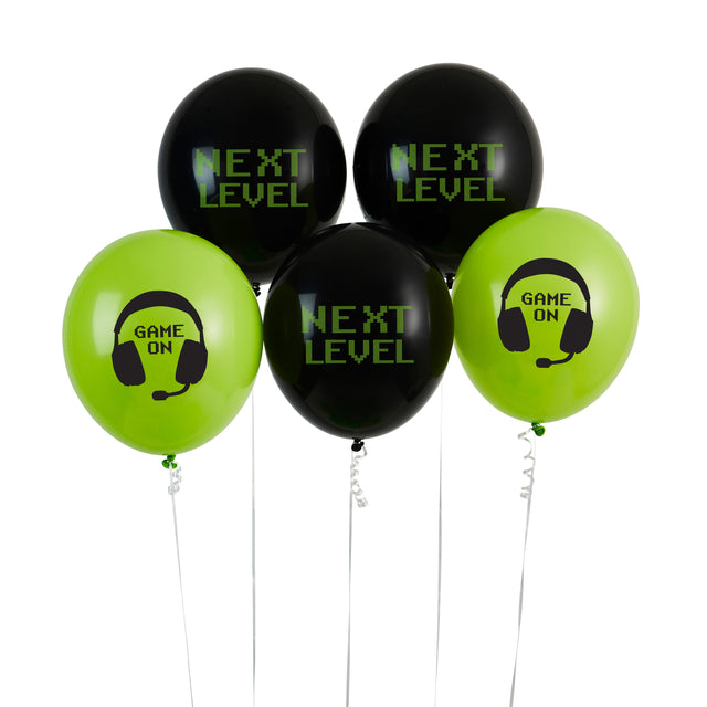 Game on Latex Balloons - Set of 5