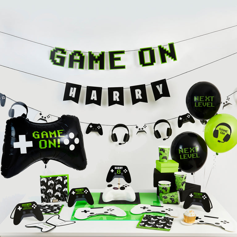 Game on Latex Balloons - Set of 5