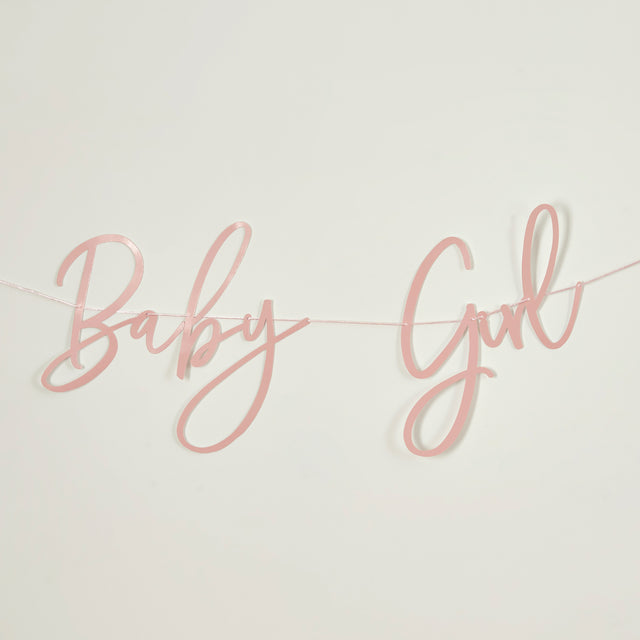 Pink Baby Girl Banner