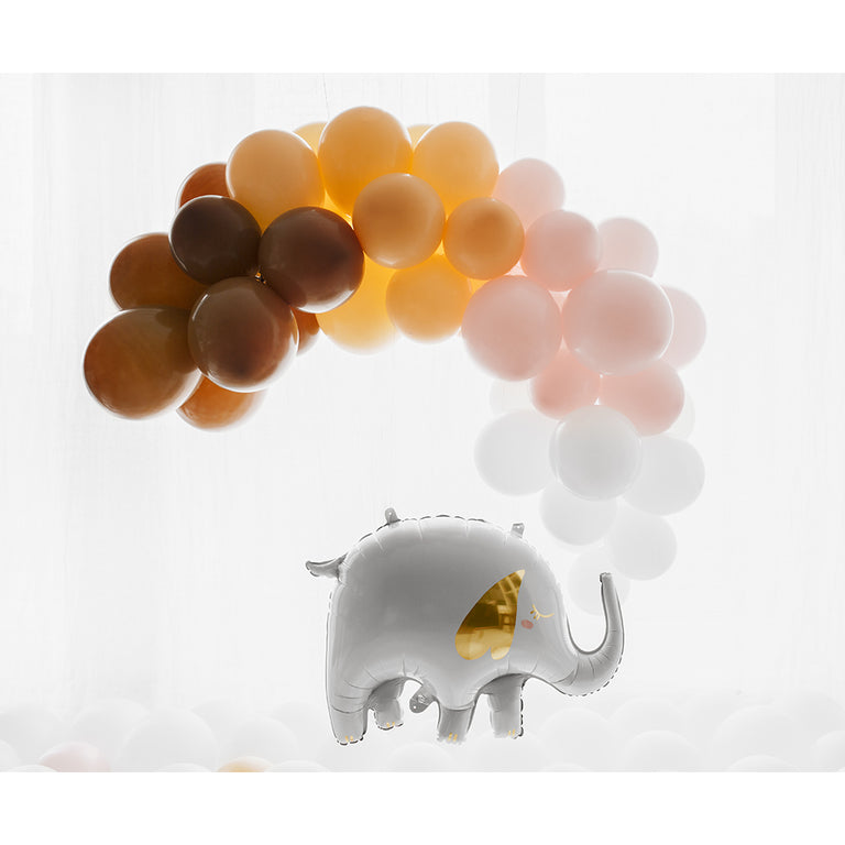 Pastel White Eco Latex Balloons - Set of 5