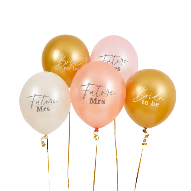 Bride To Be Latex Balloons - Set of 5