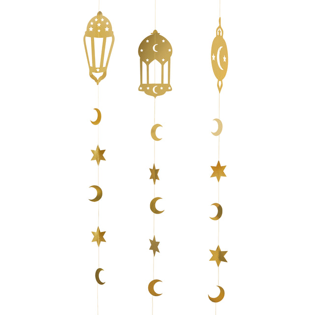 Gold Ramadan Hanging Decoration