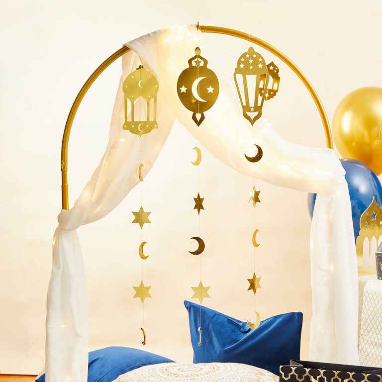 Gold Ramadan Hanging Decoration