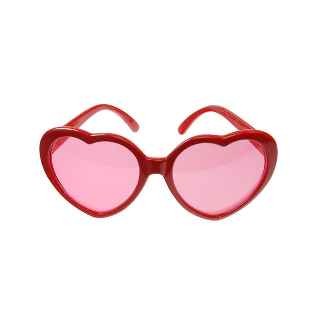 Red Heart Shaped Glasses