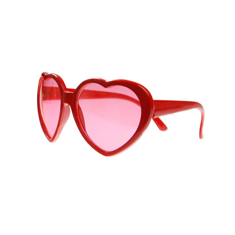 Red Heart Shaped Glasses