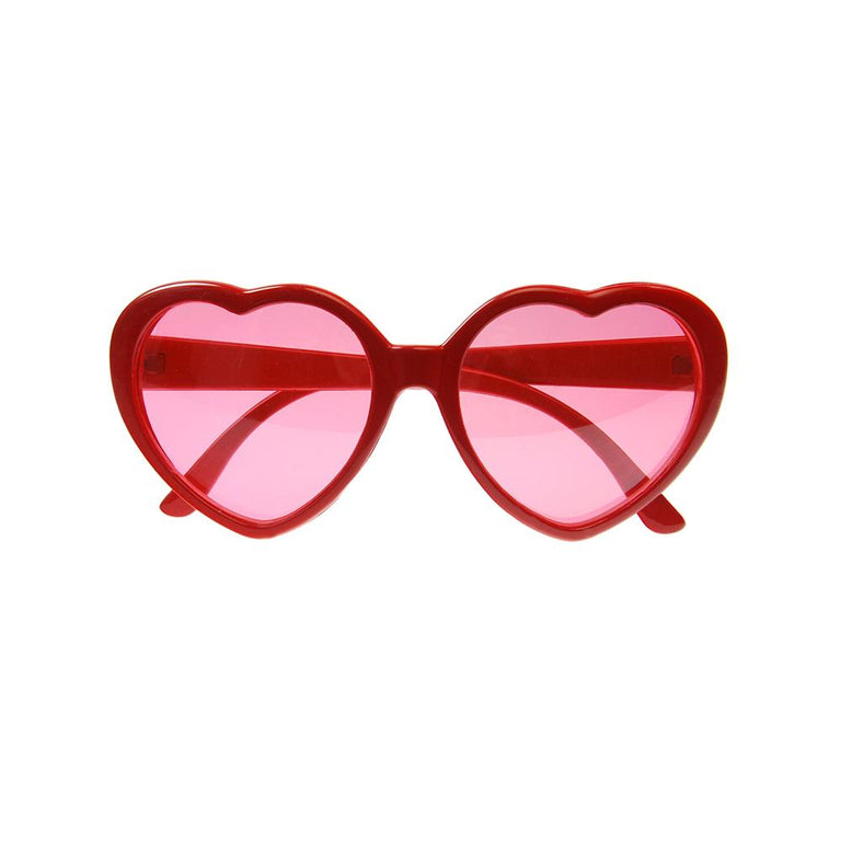 Red Heart Shaped Glasses