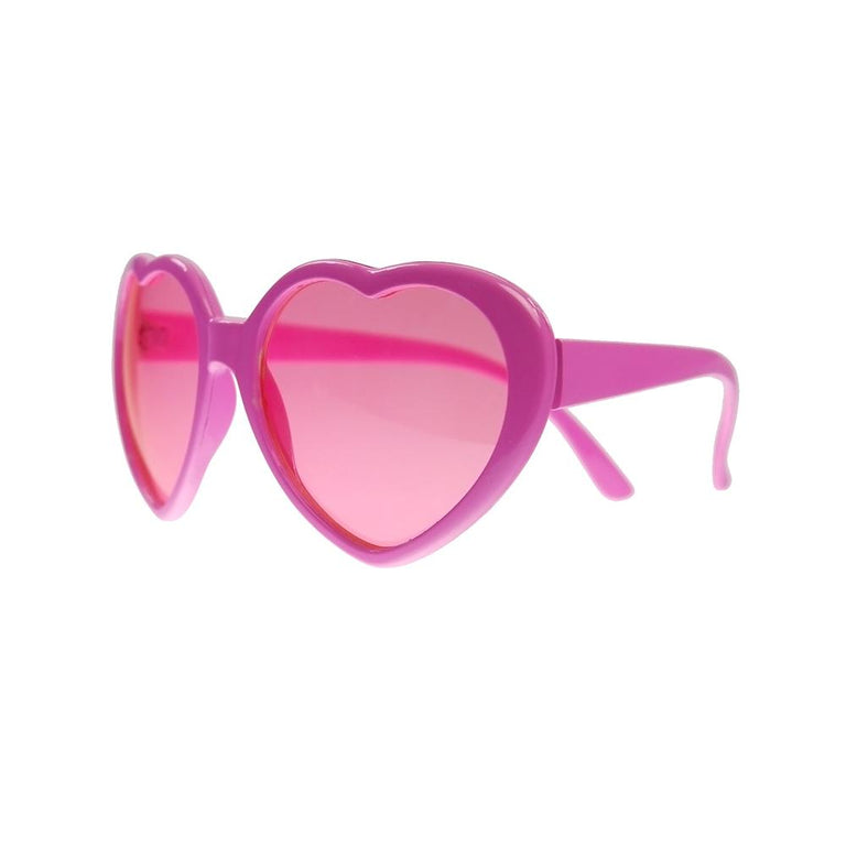 Pink Heart Shaped Glasses