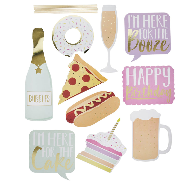 Pizza and Cake Photo Props