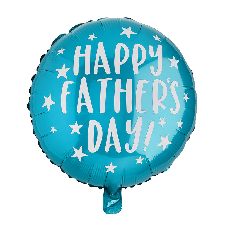 Teal Happy Father's Day Foil Balloon