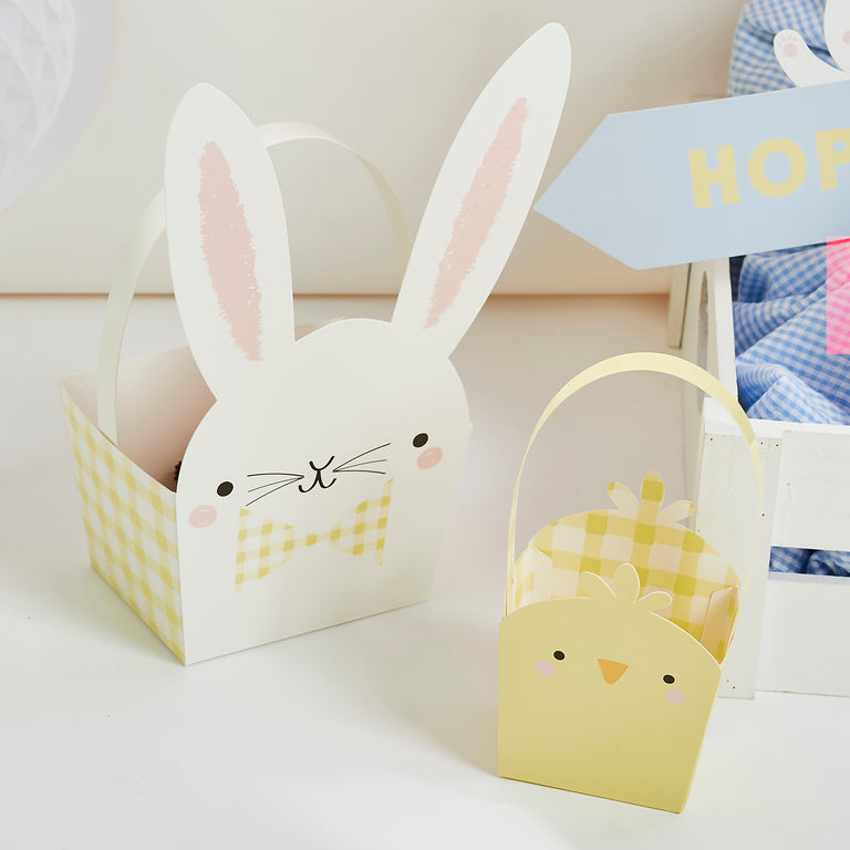 Bunny & Chick Card Baskets - Set of 5