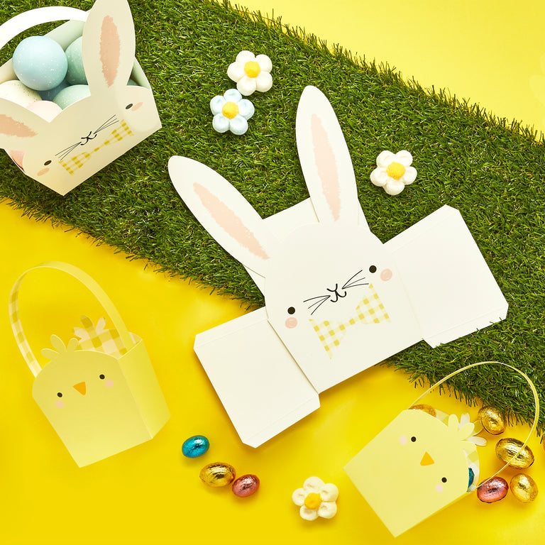 Bunny & Chick Card Baskets - Set of 5