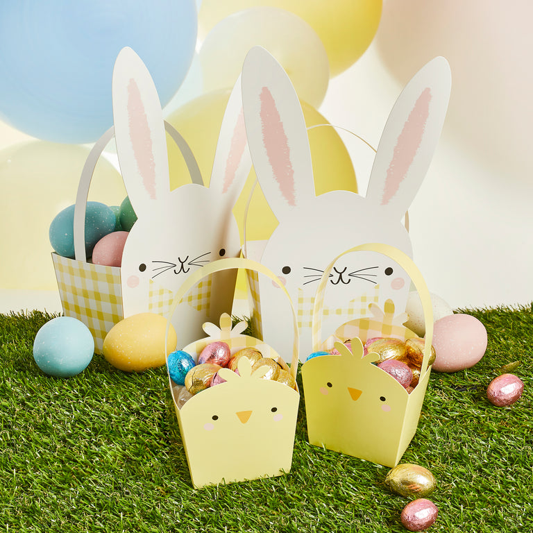 Bunny & Chick Card Baskets - Set of 5