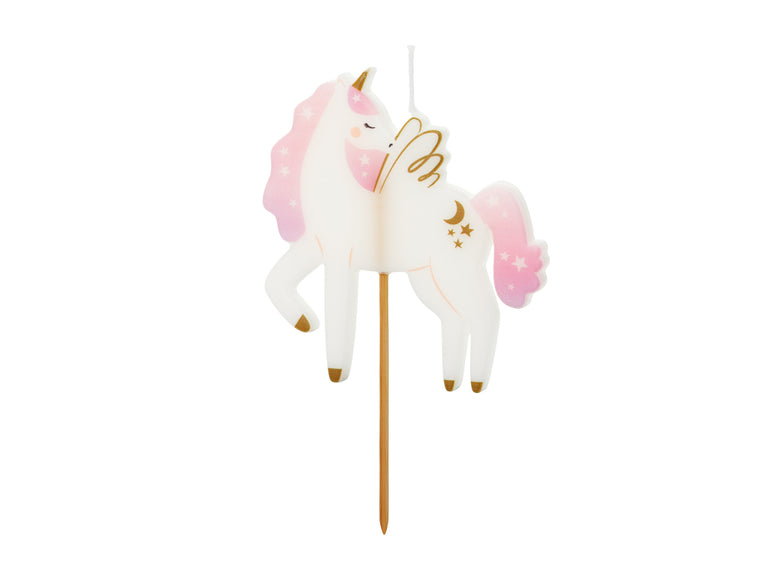 Pastel Unicorn Candle