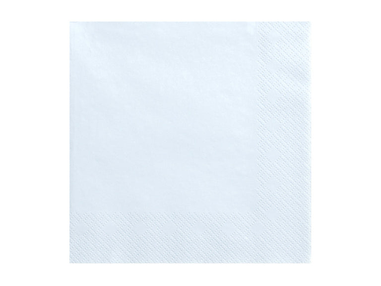 Light Blue Paper Napkins