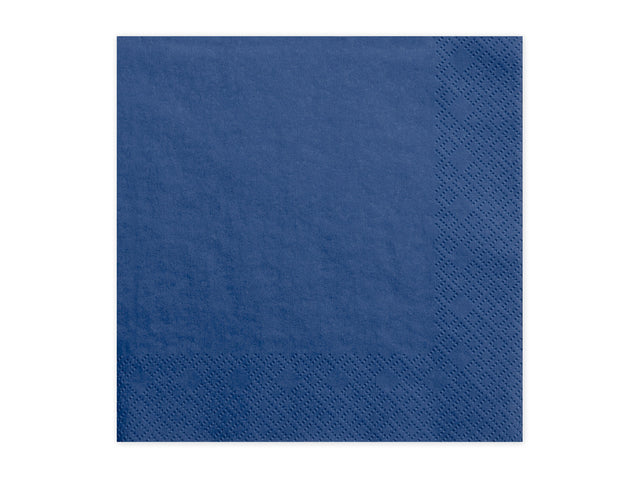 Dark Blue Paper Napkins