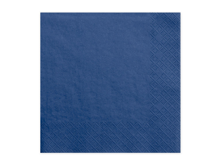 Dark Blue Paper Napkins