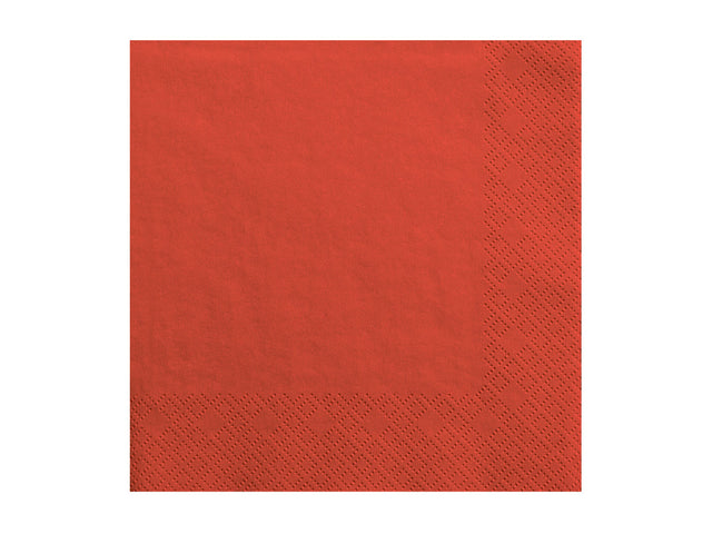 Red Paper Napkins